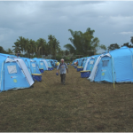To this.. Rotarian and DART Dave Tuweski at one of our camps